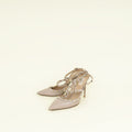 Valentino Poudre Rockstud Caged Ankle Strap 100 Pumps 42