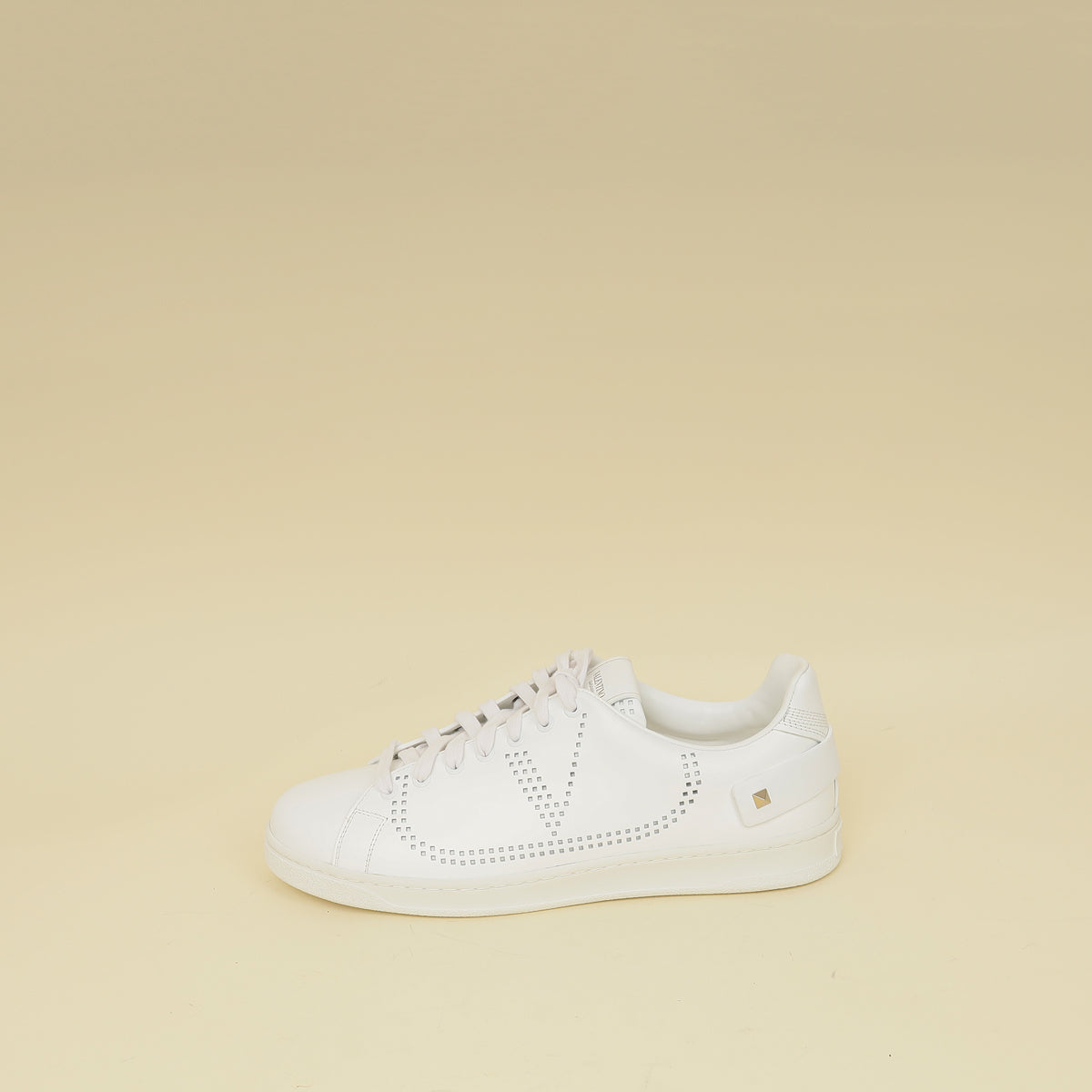 Valentino White VLOGO Backnet Sneakers 42