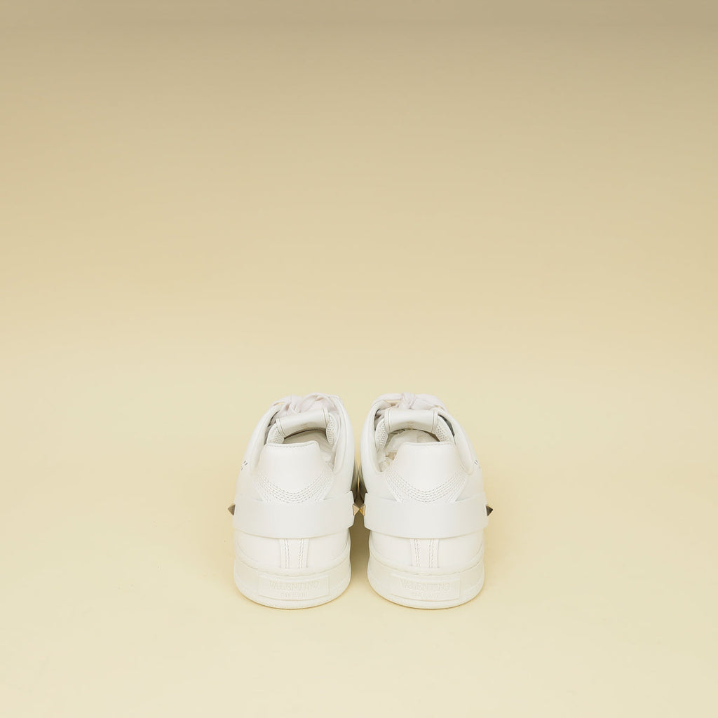 Valentino White VLOGO Backnet Sneakers 42