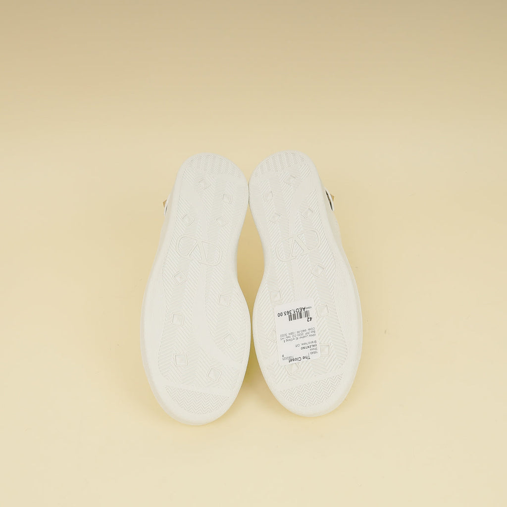 Valentino White VLOGO Backnet Sneakers 42