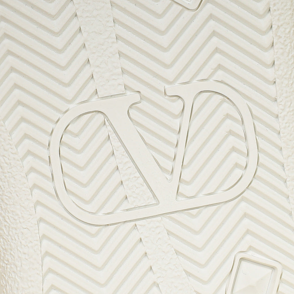 Valentino White VLOGO Backnet Sneakers 42