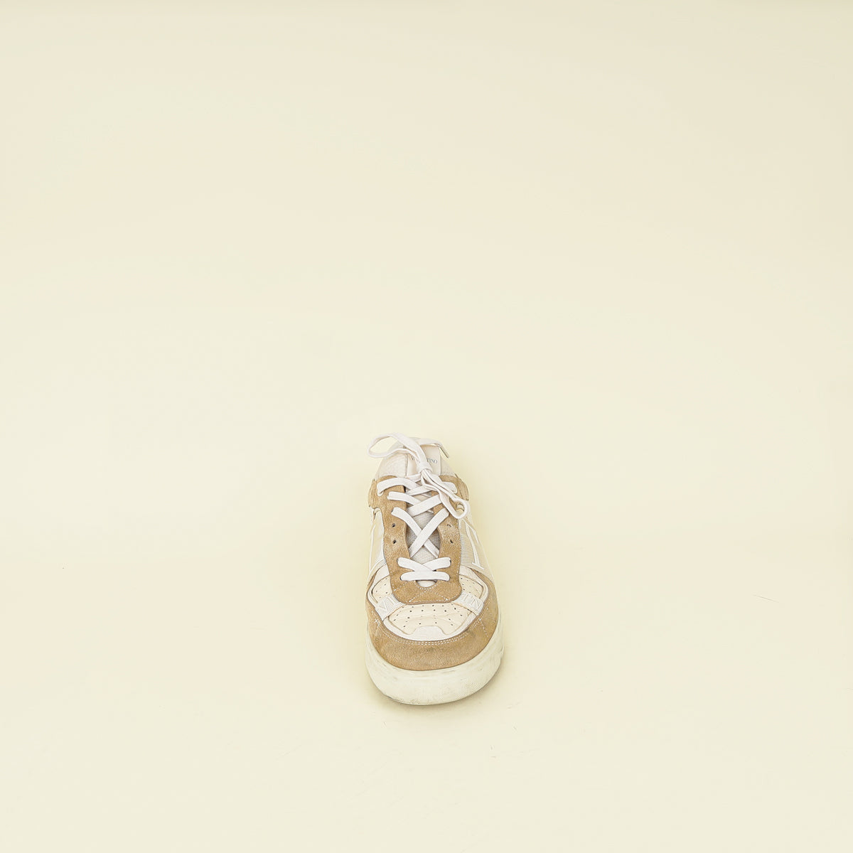 Valentino Beige VLTN Logo Sneaker 44