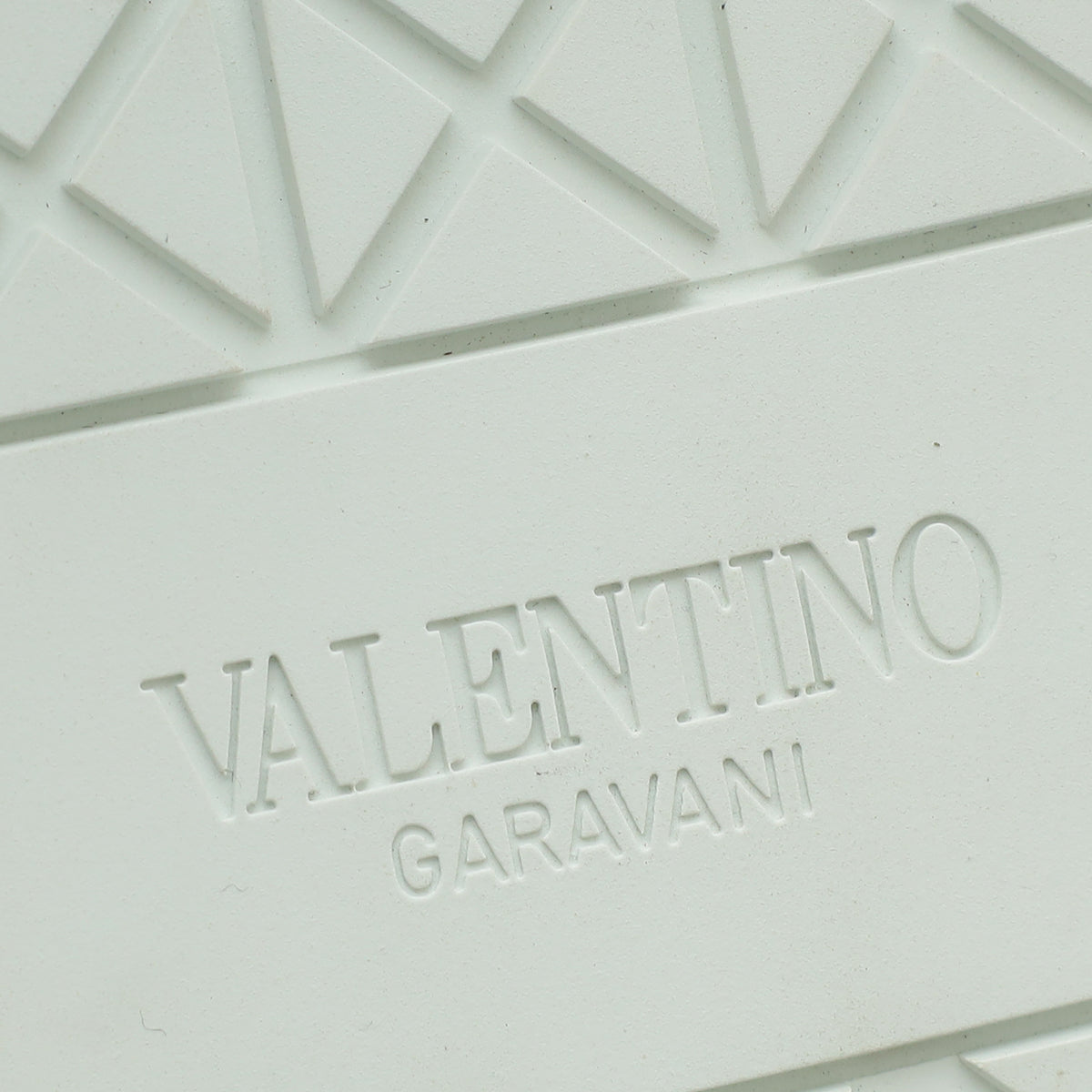 Valentino White Rockstud City Planet Sneaker 44