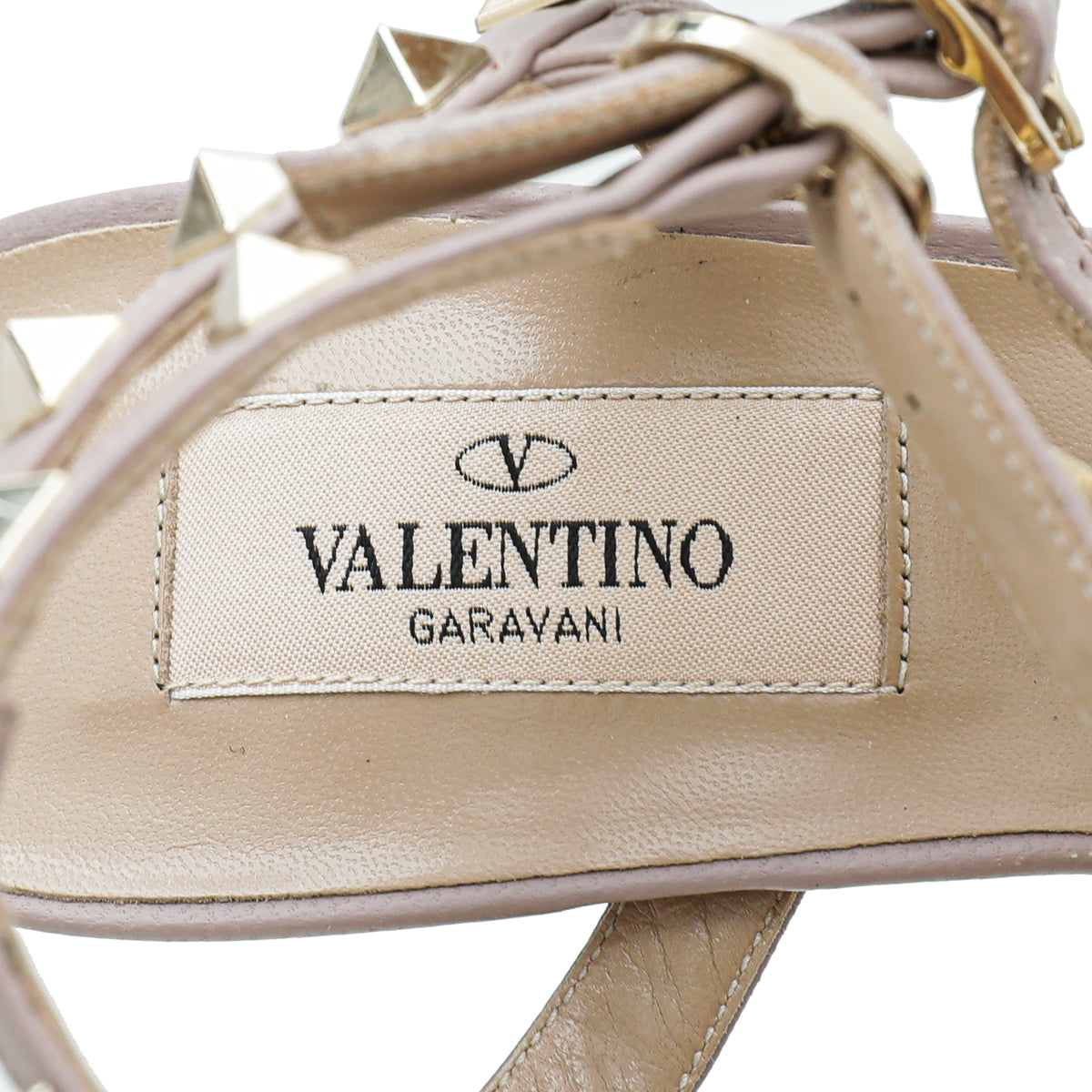 Valentino Blue Rockstud Caged 85mm Pump 37.5