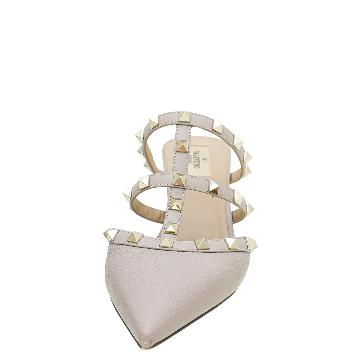 Valentino Poudre Rockstud Caged Mules 39