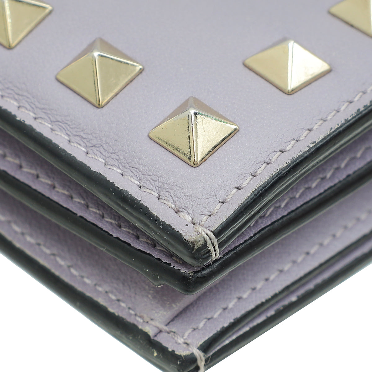 Valentino Light Lavander Small Rockstud  Wallet