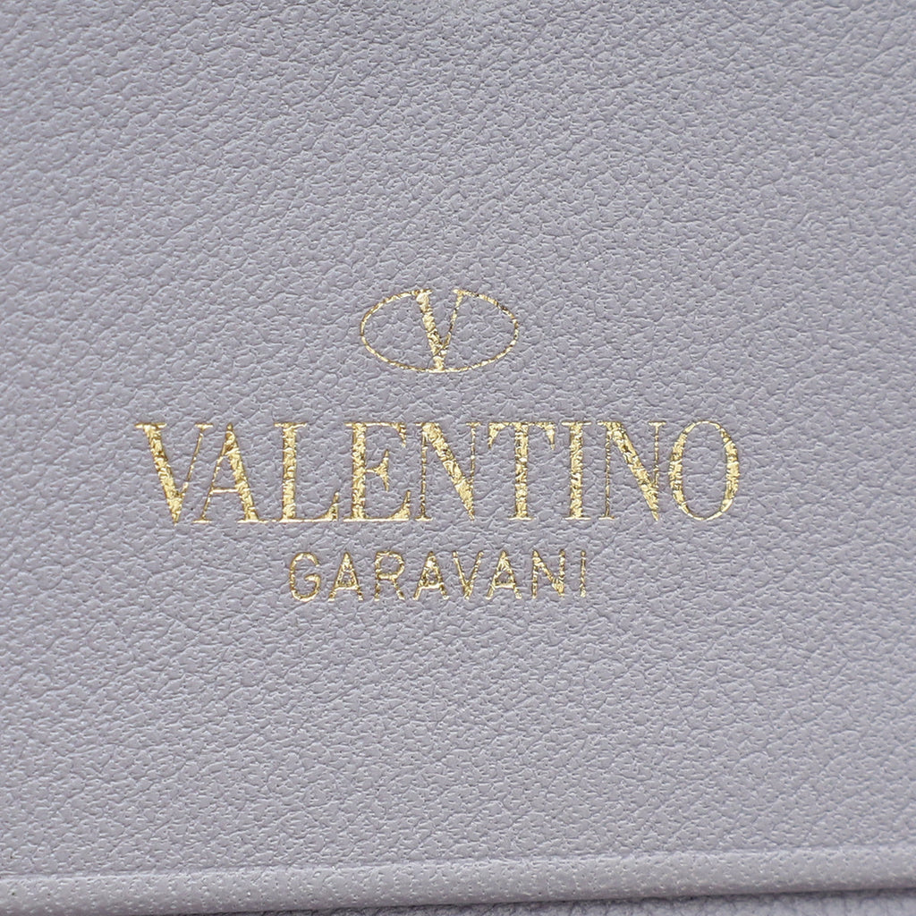Valentino Light Lavander Small Rockstud  Wallet
