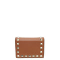 Valentino Brown Rockstud Small Wallet