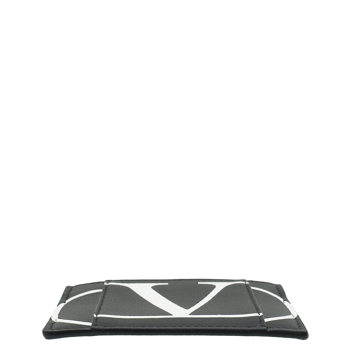Valentino Bicolor Vlogo Print Card Holder