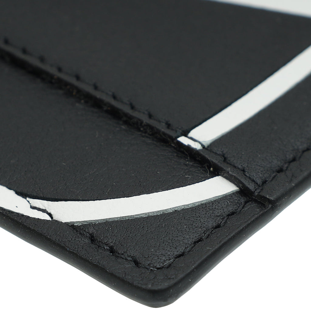 Valentino Bicolor Vlogo Print Card Holder