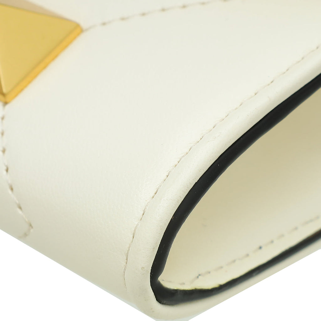 Valentino Neutral Roman Studs Chain Wallet