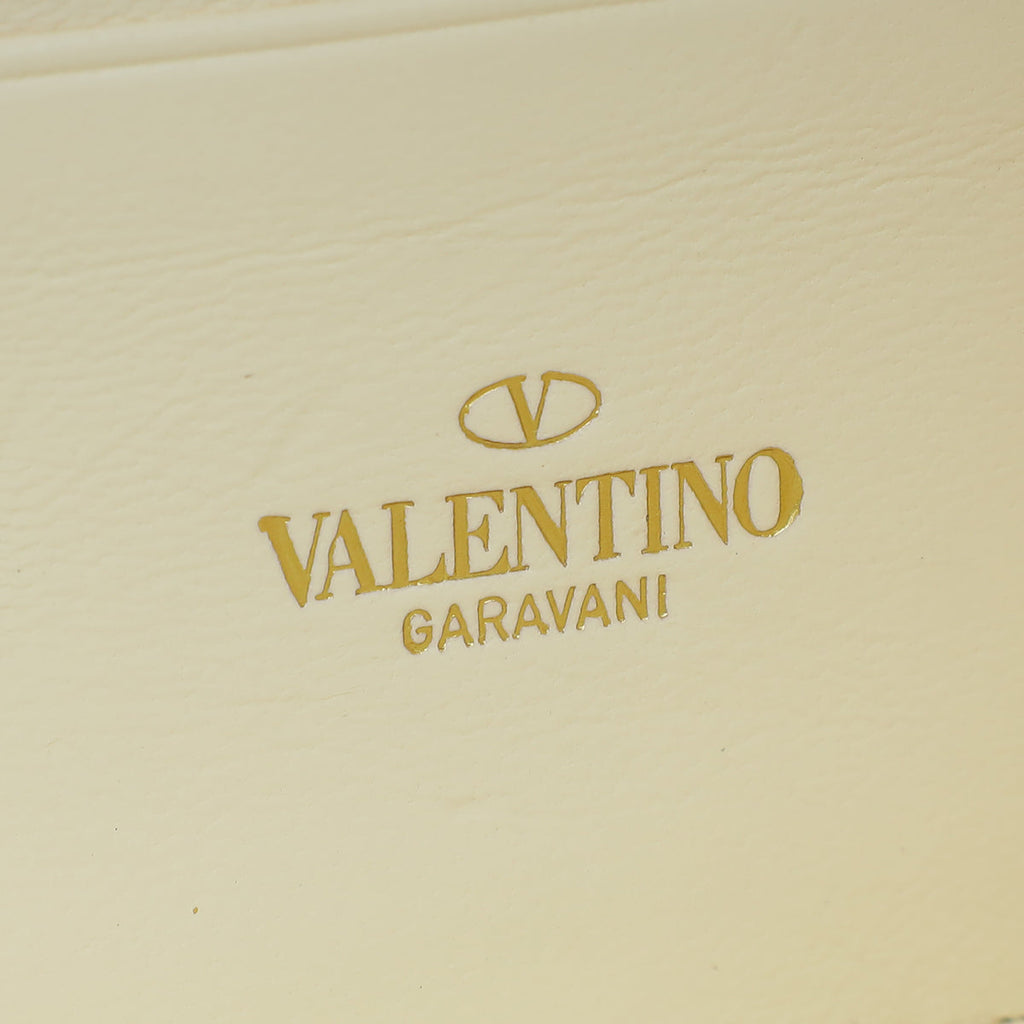 Valentino Neutral Roman Studs Chain Wallet