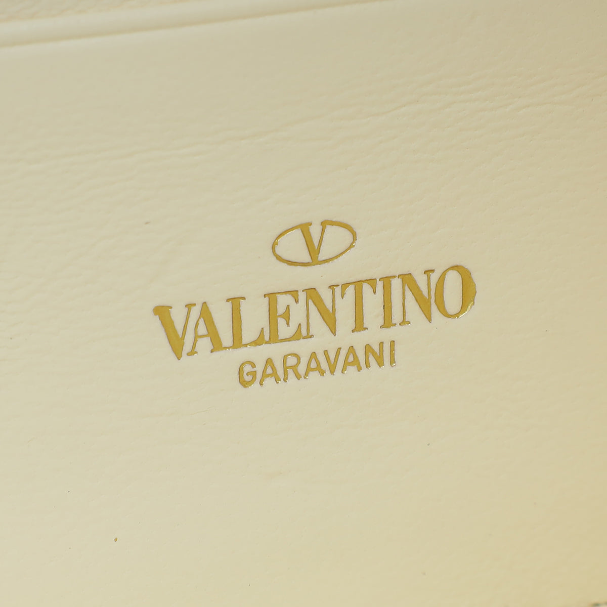 Valentino Neutral Roman Studs Chain Wallet