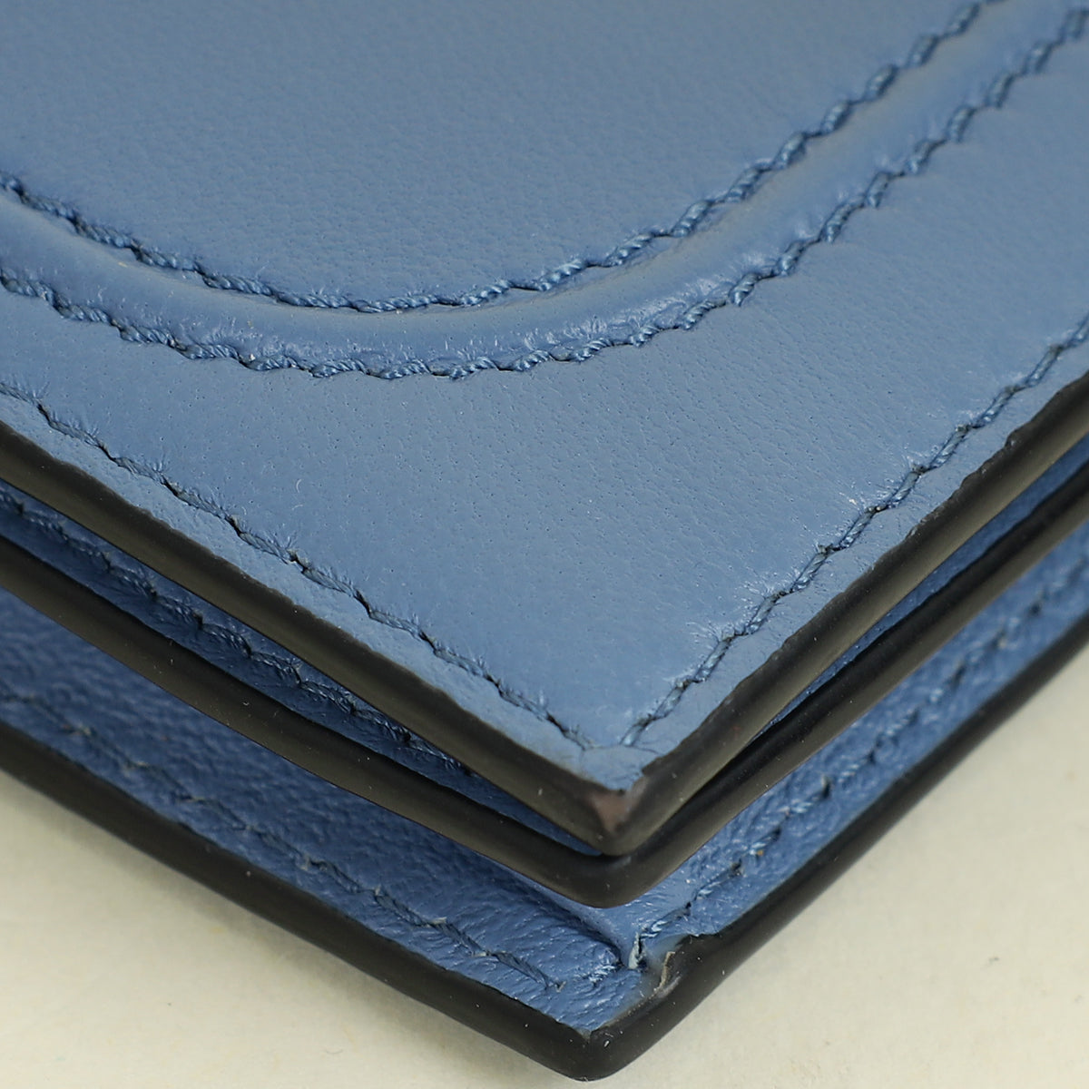 Valentino Blue VLogo Card Wallet