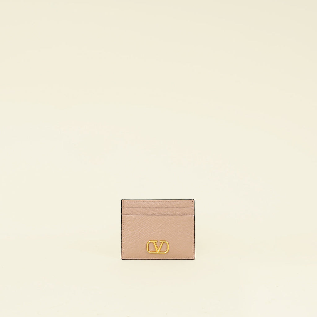 Valentino Nude VLogo Card Holder
