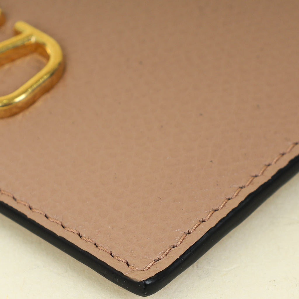 Valentino Nude VLogo Card Holder