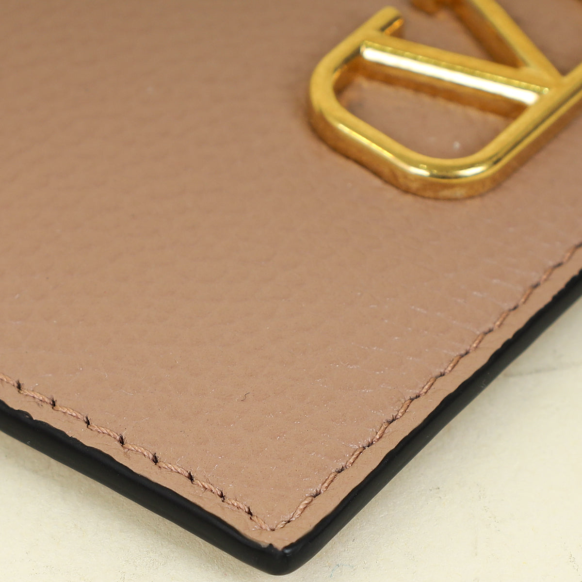 Valentino Nude VLogo Card Holder