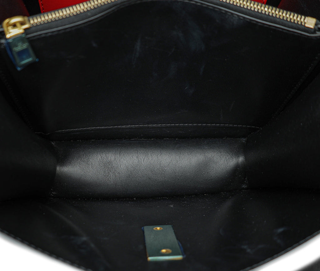 Valentino Black VSling Flap Bag