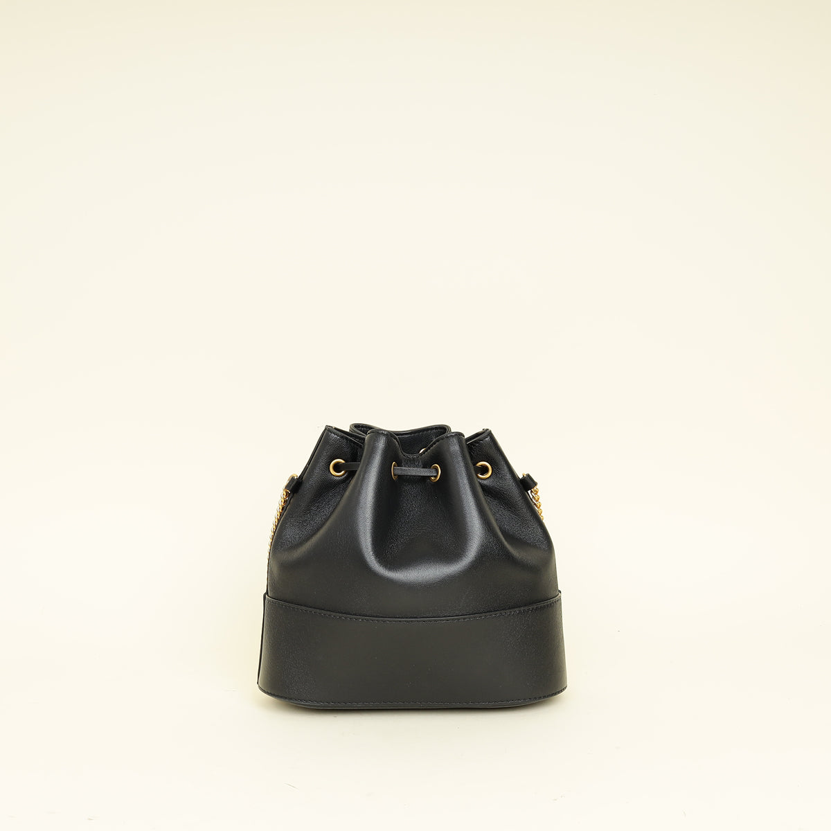Valentino Black Vlogo Signature Mini Bucket Bag