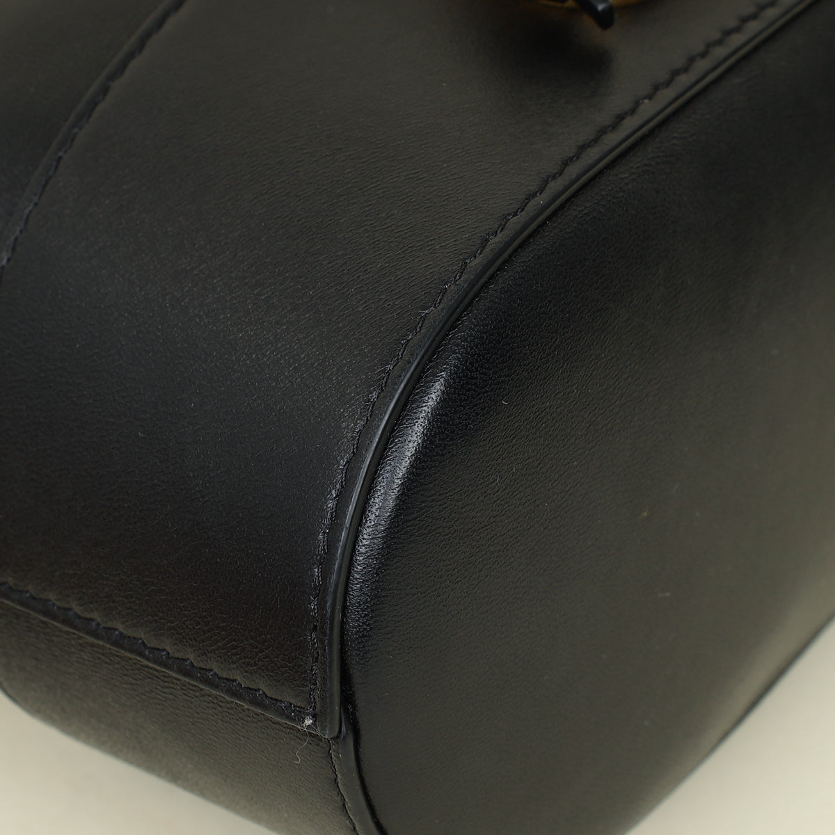 Valentino Black Vlogo Signature Mini Bucket Bag
