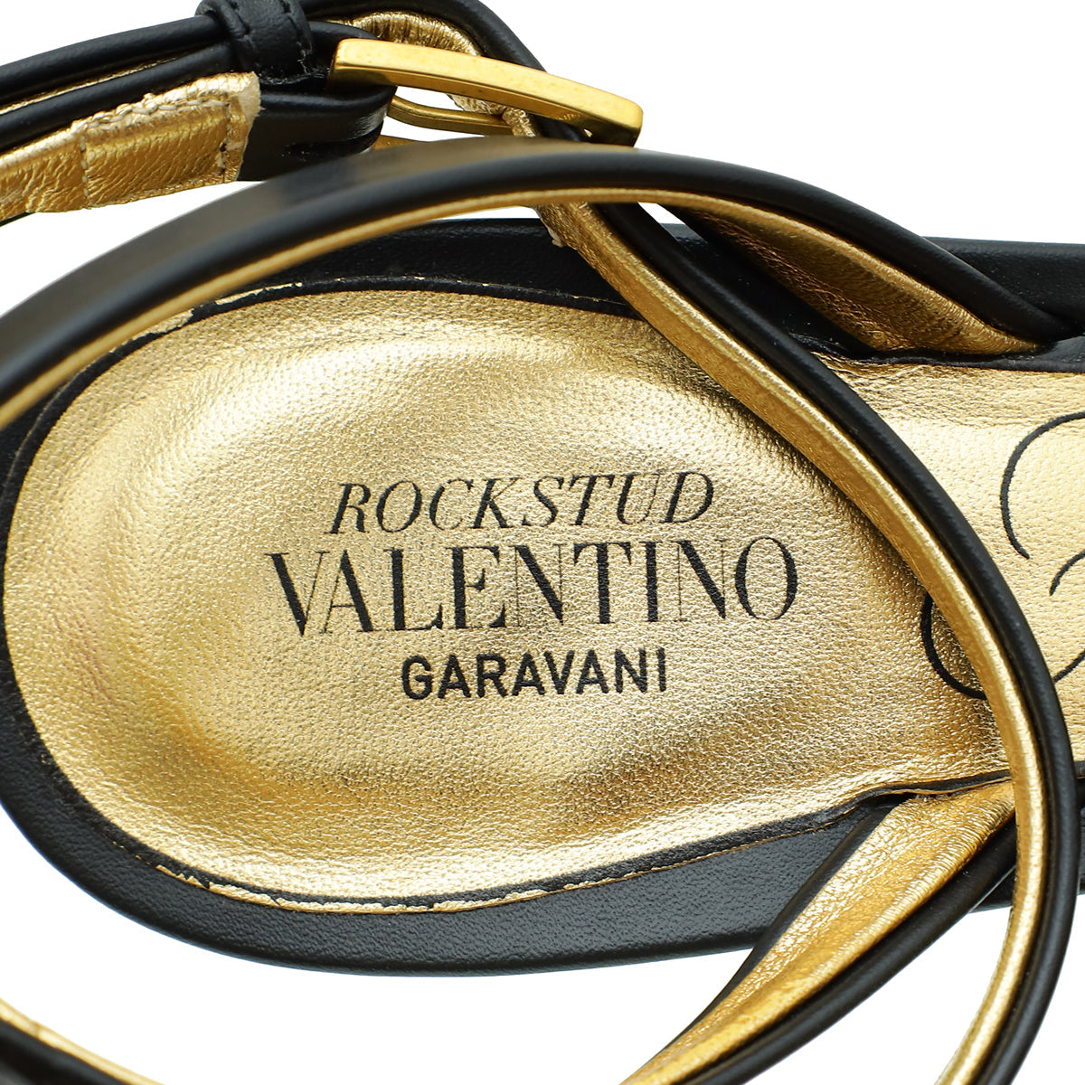 Valentino Black Vlogo Rockstud Slingback Pump 40