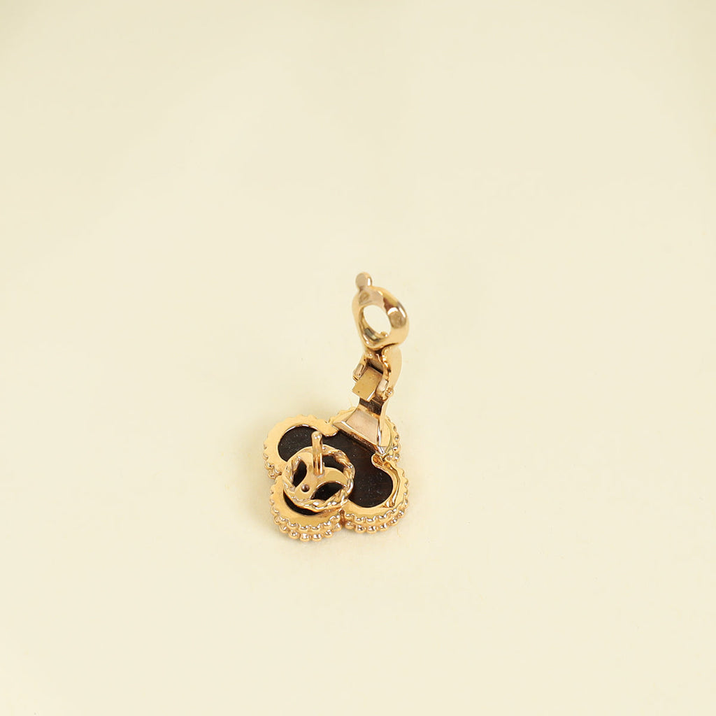 Van Cleef & Arpels 18K Pink Gold Vintage Alhambra Earrings