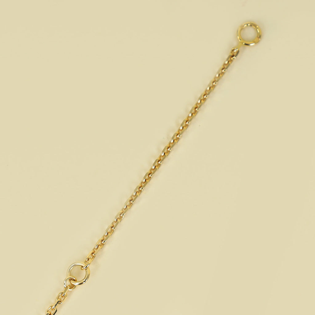 Van Cleef & Arpels 18K Yellow Gold Vintage Alhambra Necklace