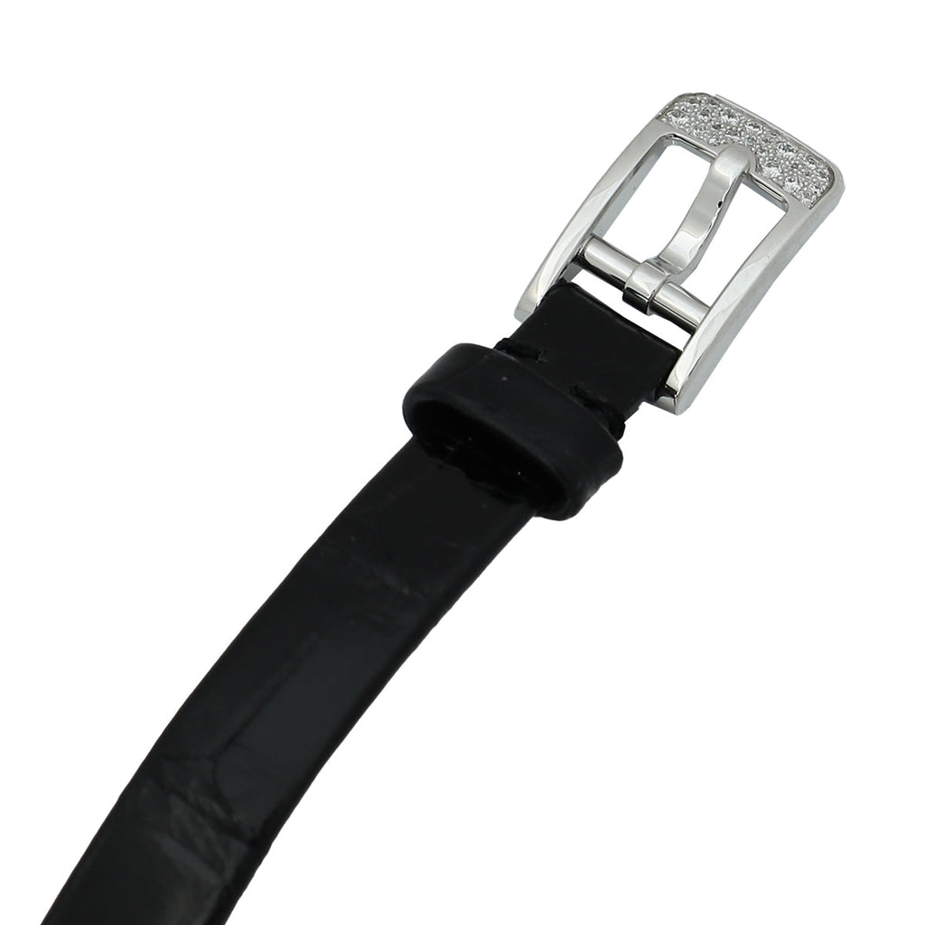 Van Cleef & Arpels 18K White Gold Diamond Sweet Alhambra Watch