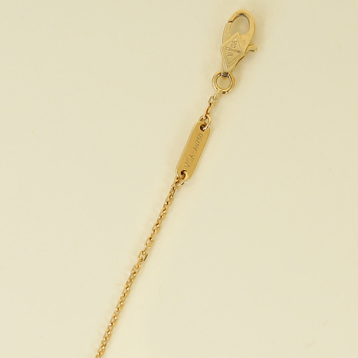 Van Cleef & Arpels 18K Yellow Gold Sweet Alhambra Mop Bracelet