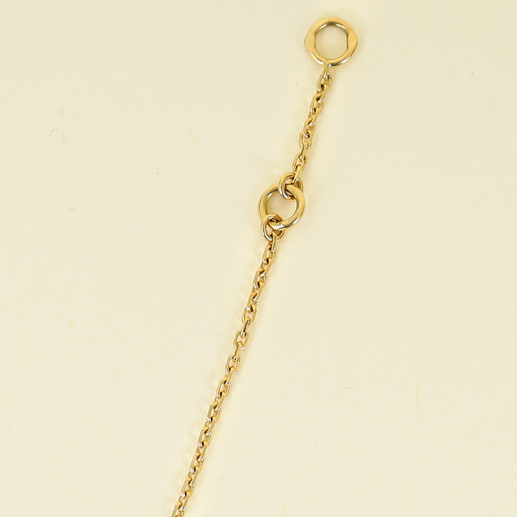 Van Cleef & Arpels 18K Yellow Gold Sweet Alhambra Mop Bracelet
