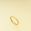 Van Cleef & Arpels 18K Yellow Gold Perlée Signature Bracelet, Medium Model