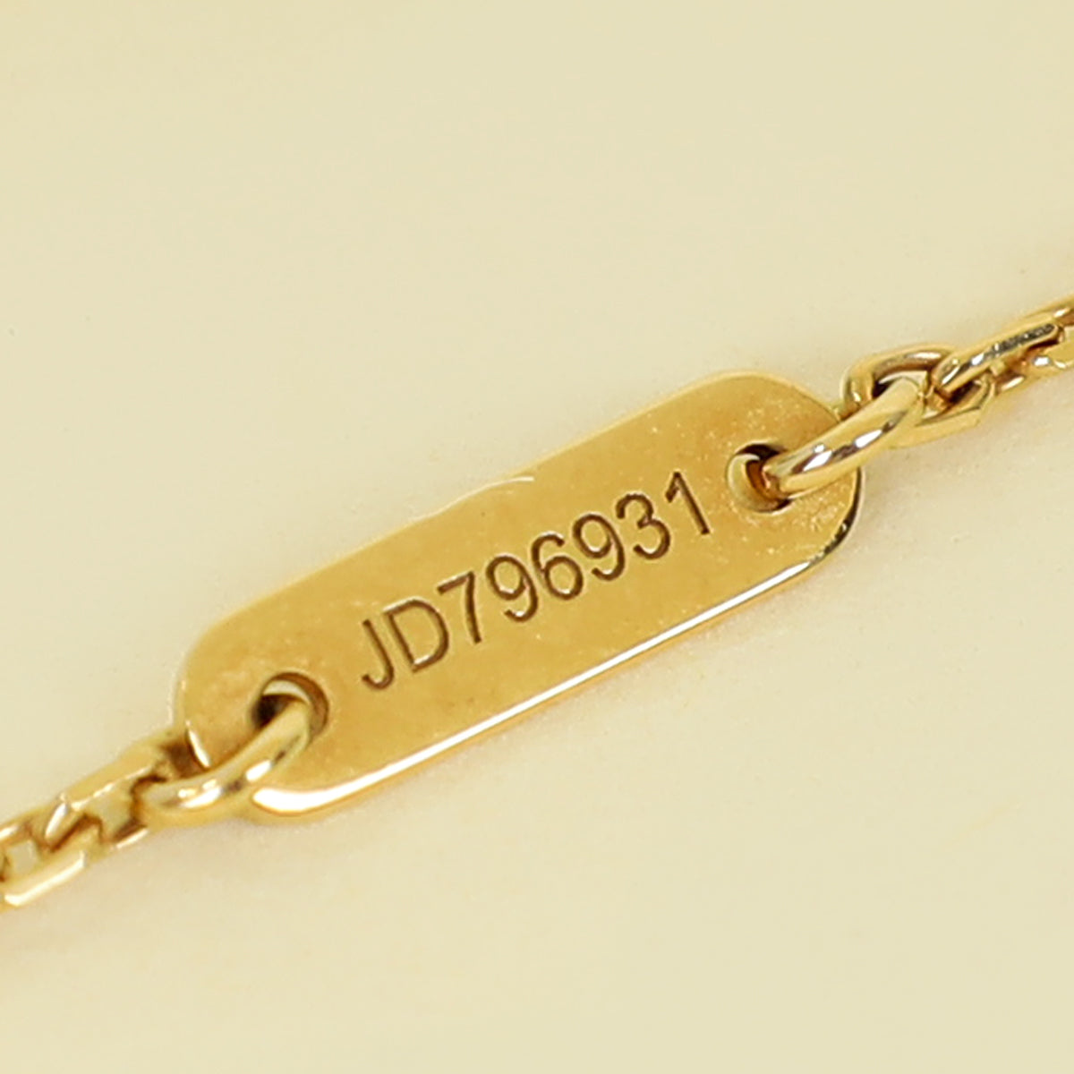 Van Cleef & Arpels 18K Yellow Gold MOP Sweet Alhambra Pendant Necklace