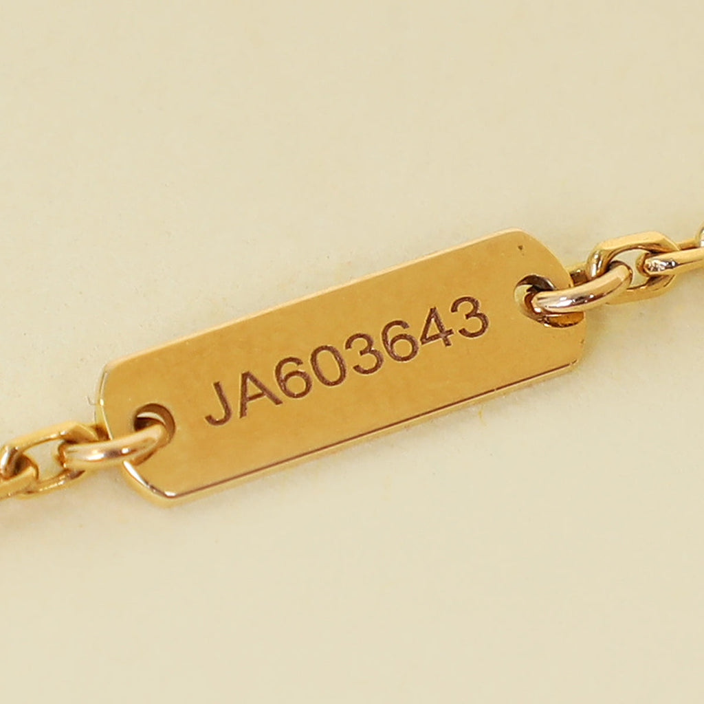 Van Cleef & Arpels 18K Rose Gold Vintage Alhambra Necklace