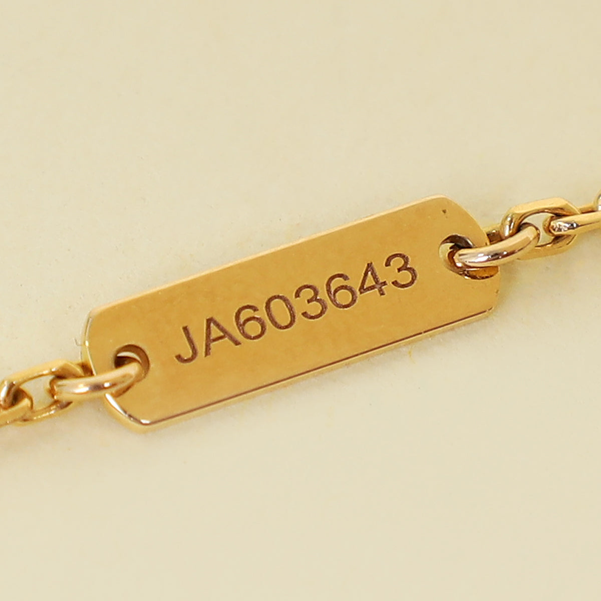 Van Cleef & Arpels 18K Rose Gold Vintage Alhambra Necklace