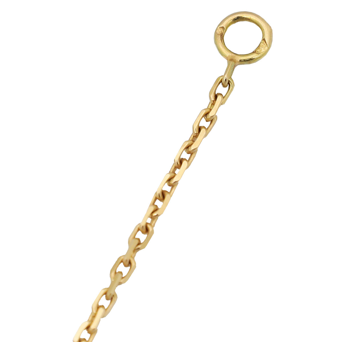 Van Cleef & Arpels 18K Yellow Gold Perlée Couleurs Pendant Malachite Necklace