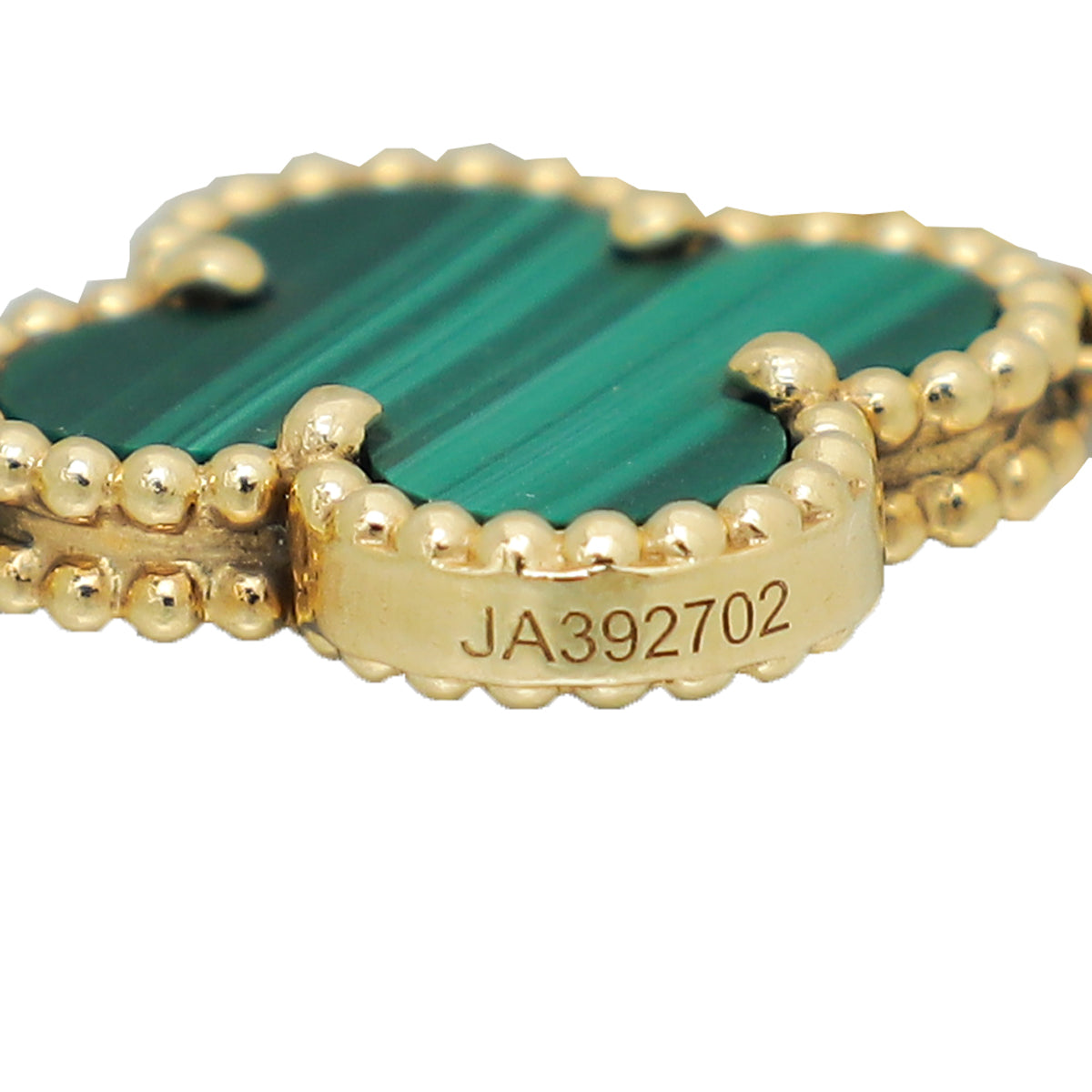 Van Cleef & Arpels 18K Yellow Gold 5 Motifs Malachite Vintage Alhambra Bracelet