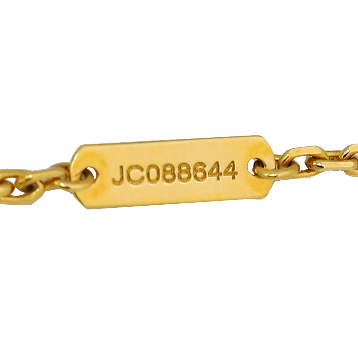 Van Cleef & Arpels 18K Yellow Gold 1 Motif Magic Alhambra Long Necklace