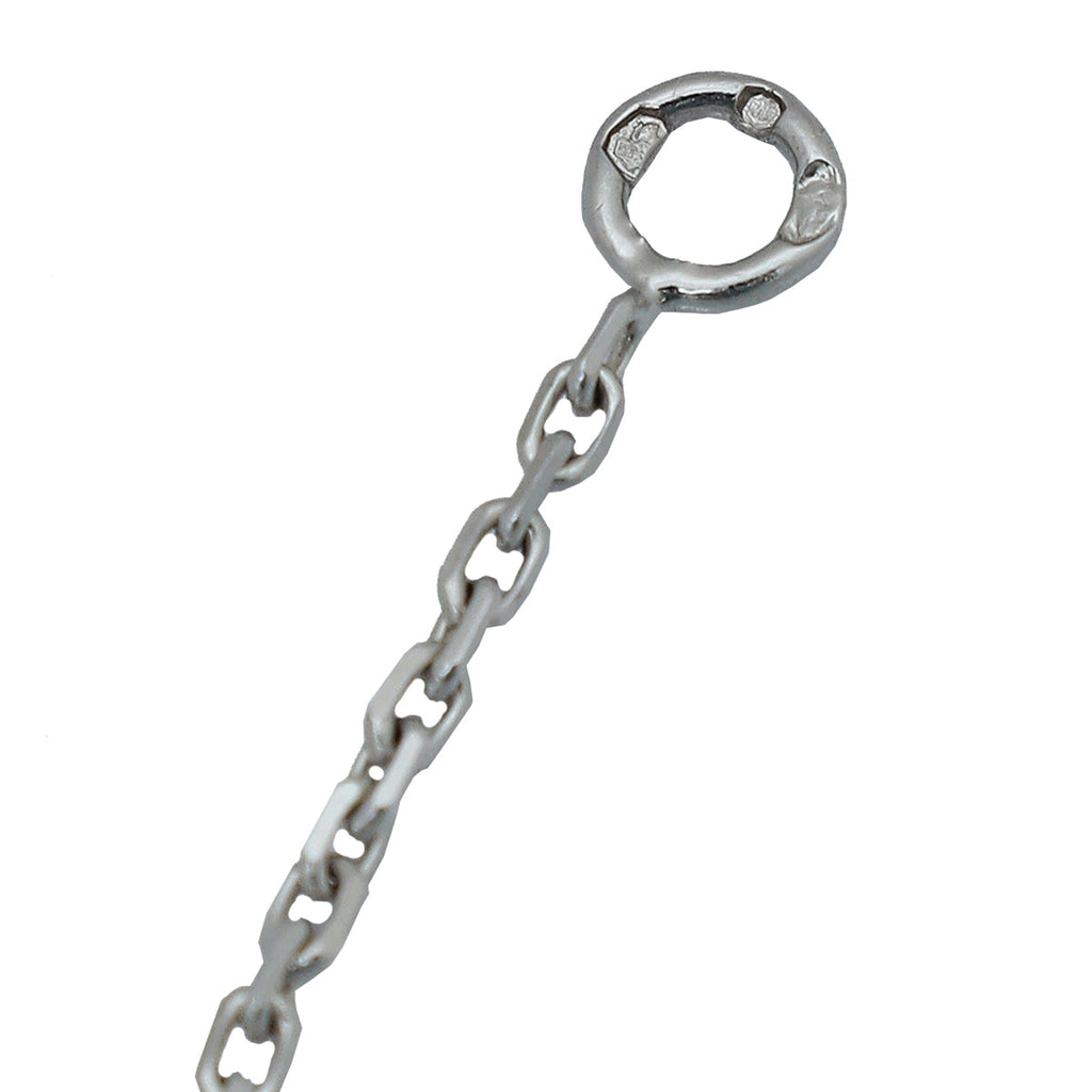 Van Cleef & Arpels 18K White Gold Diamonds Vintage Alhambra Necklace