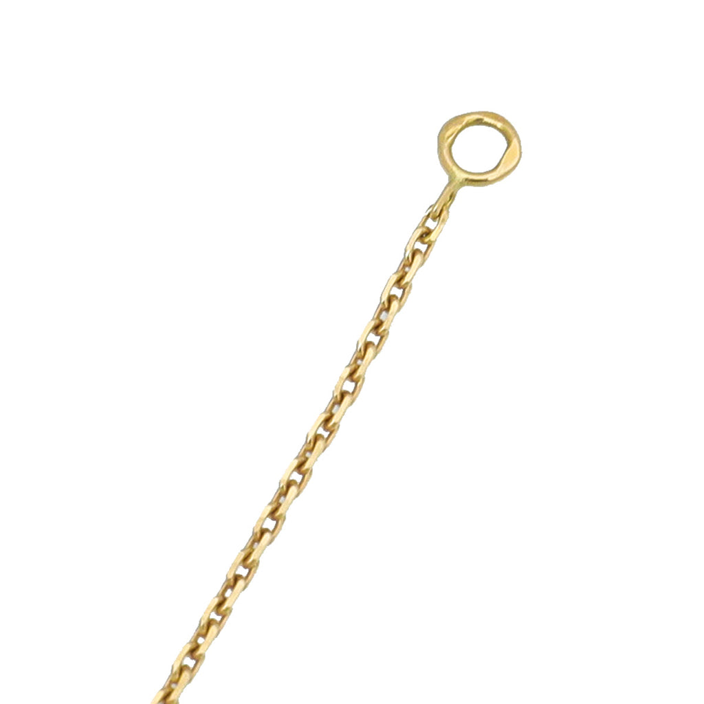 Van Cleef & Arpels 18K Yellow Gold Carnelian Vintage Alhambra Necklace