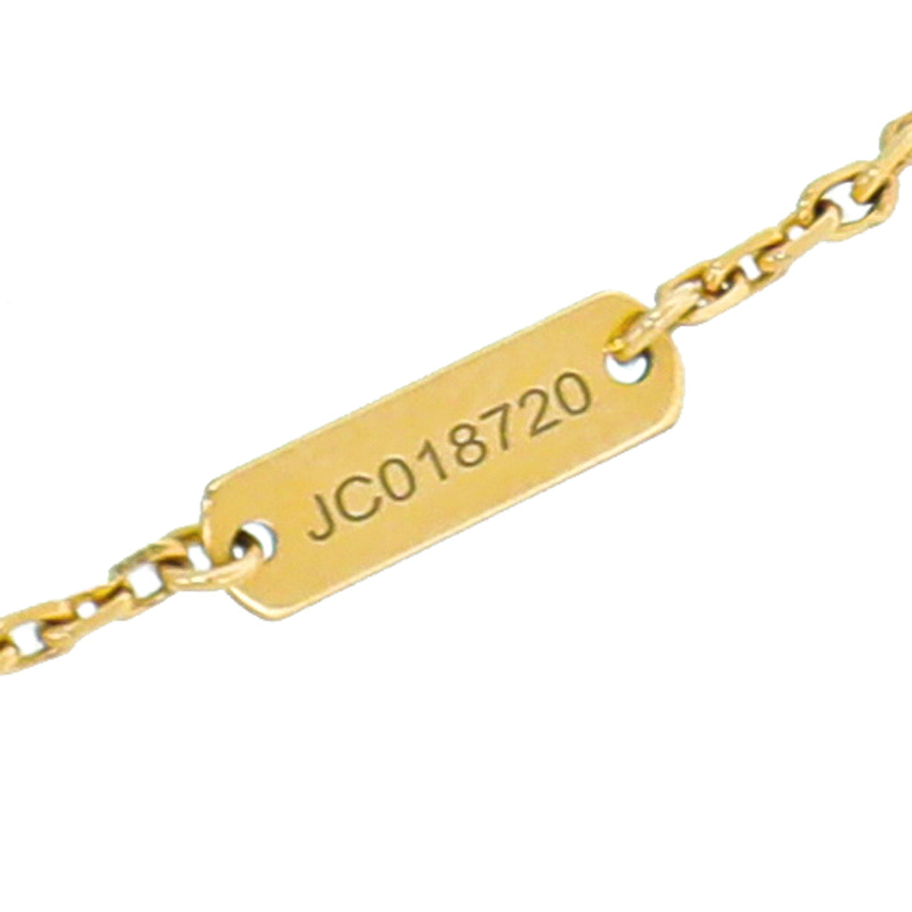 Van Cleef & Arpels 18K Yellow Gold Vintage Alhambra Pendant Necklace