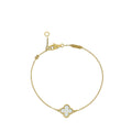 Van Cleef & Arpels 18K Yellow Gold MOP Sweet Alhambra Bracelet