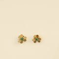 Van Cleef & Arpels 18K Yellow Gold Frivole Earrings Mini Model
