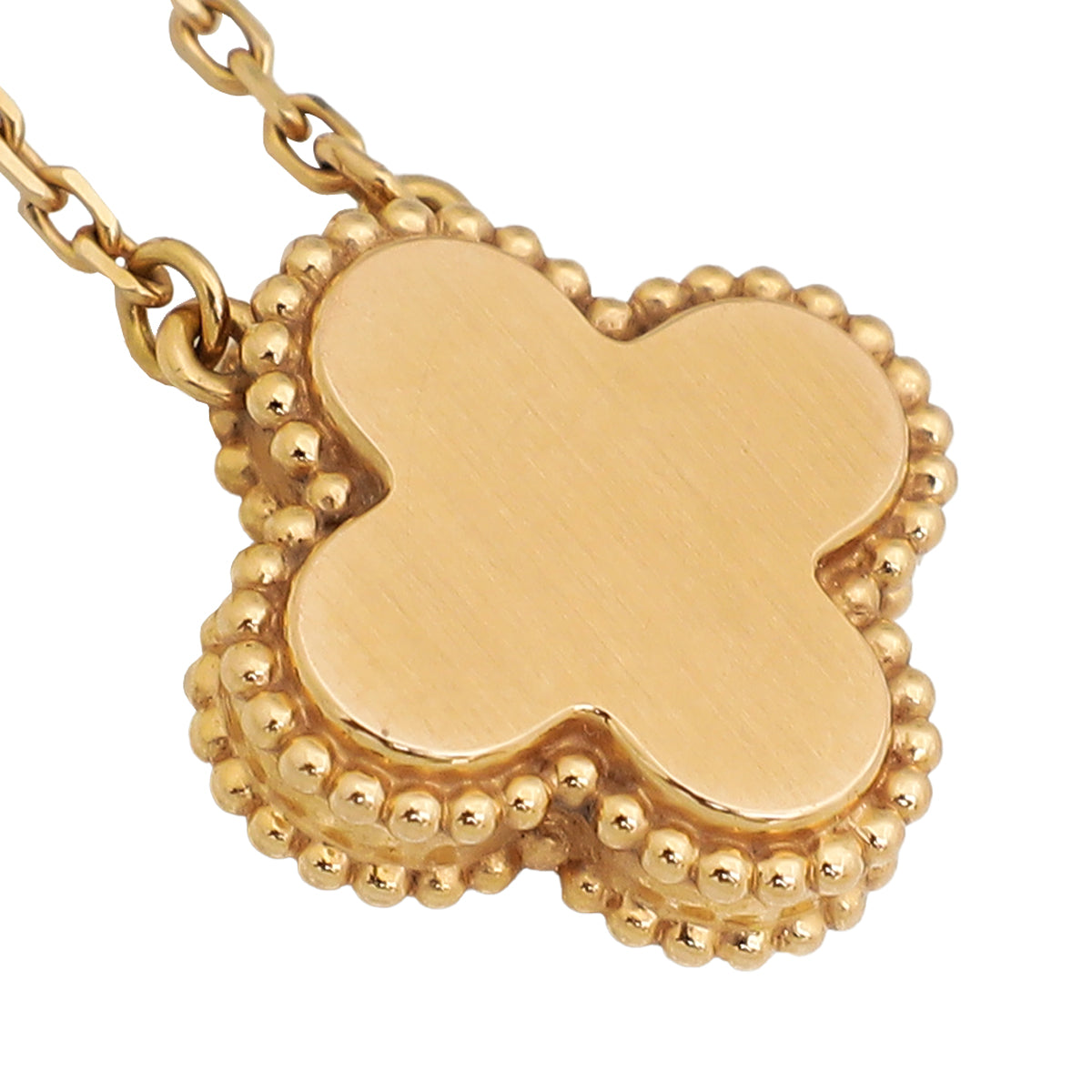 VAn Cleef & Arpels 18K Rose Gold Diamond Silver Obsidian Vintage Alhambra Holiday 2023 Necklace