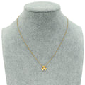 Van Cleef & Arpels 18K Yellow Gold Diamond Frivole Pendant, Mini Model