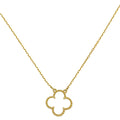 Van Cleef & Arpels 18K Yellow Gold MOP Vintage Alhambra Necklace