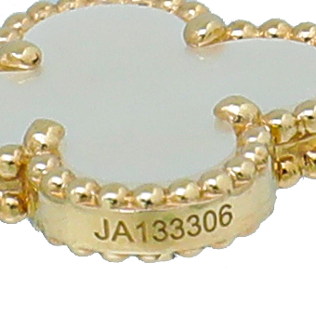 Van Cleef & Arpels 18K Yellow Gold Vintage Alhambra 20 MOP Long Necklace