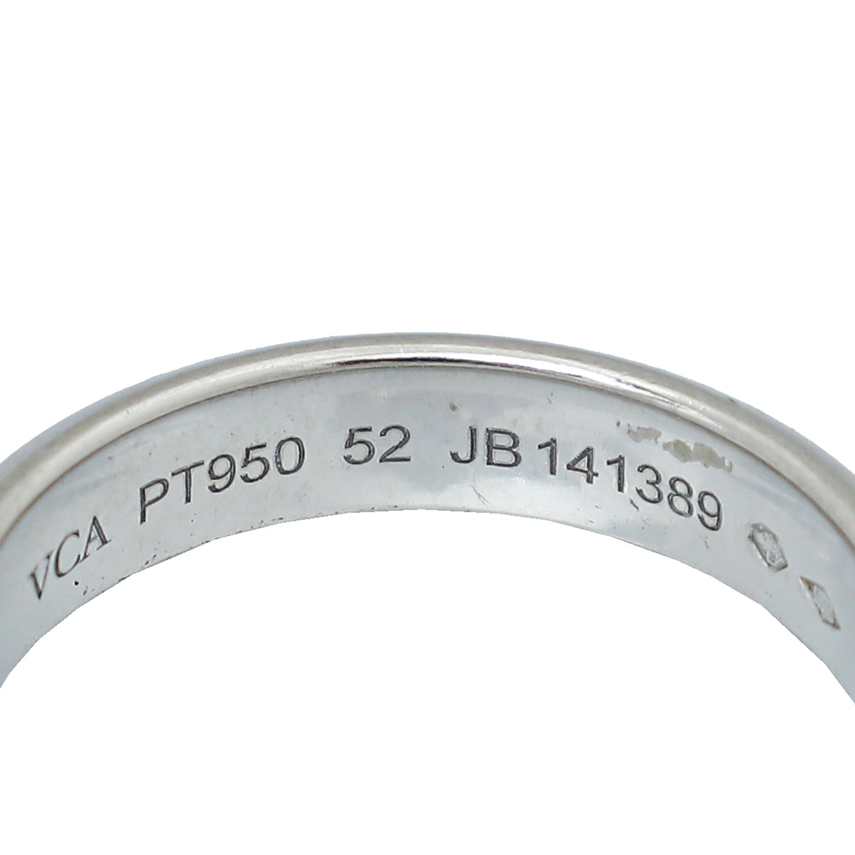 Van Cleef & Arpels Platinum Diamond Toujours Etoiles Wedding Band 52