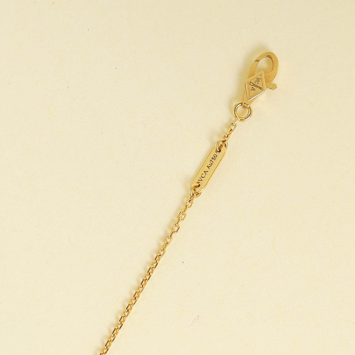 Van Cleef & Arpels 18K Yellow Gold Sweet Alhambra MOP Bracelet