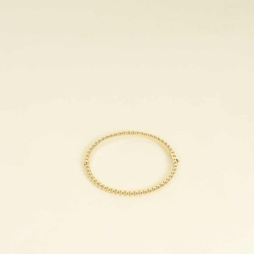 Van Cleef & Arpels 18K Yellow Gold Perlée Pearls Bracelet