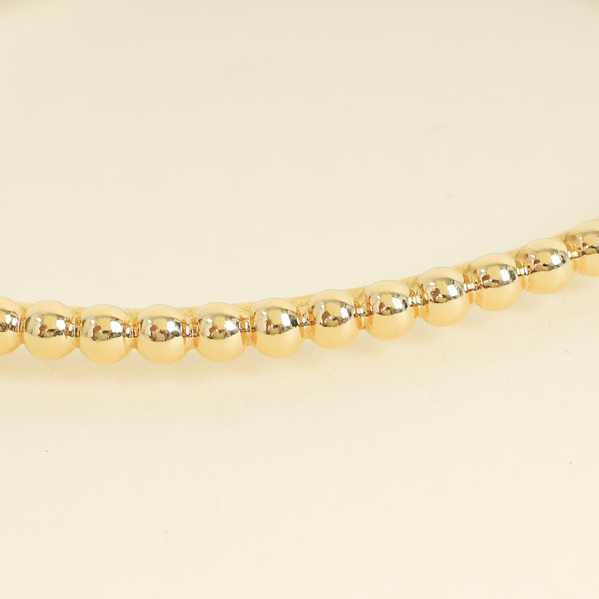 Van Cleef & Arpels 18K Yellow Gold Perlée Pearls Bracelet